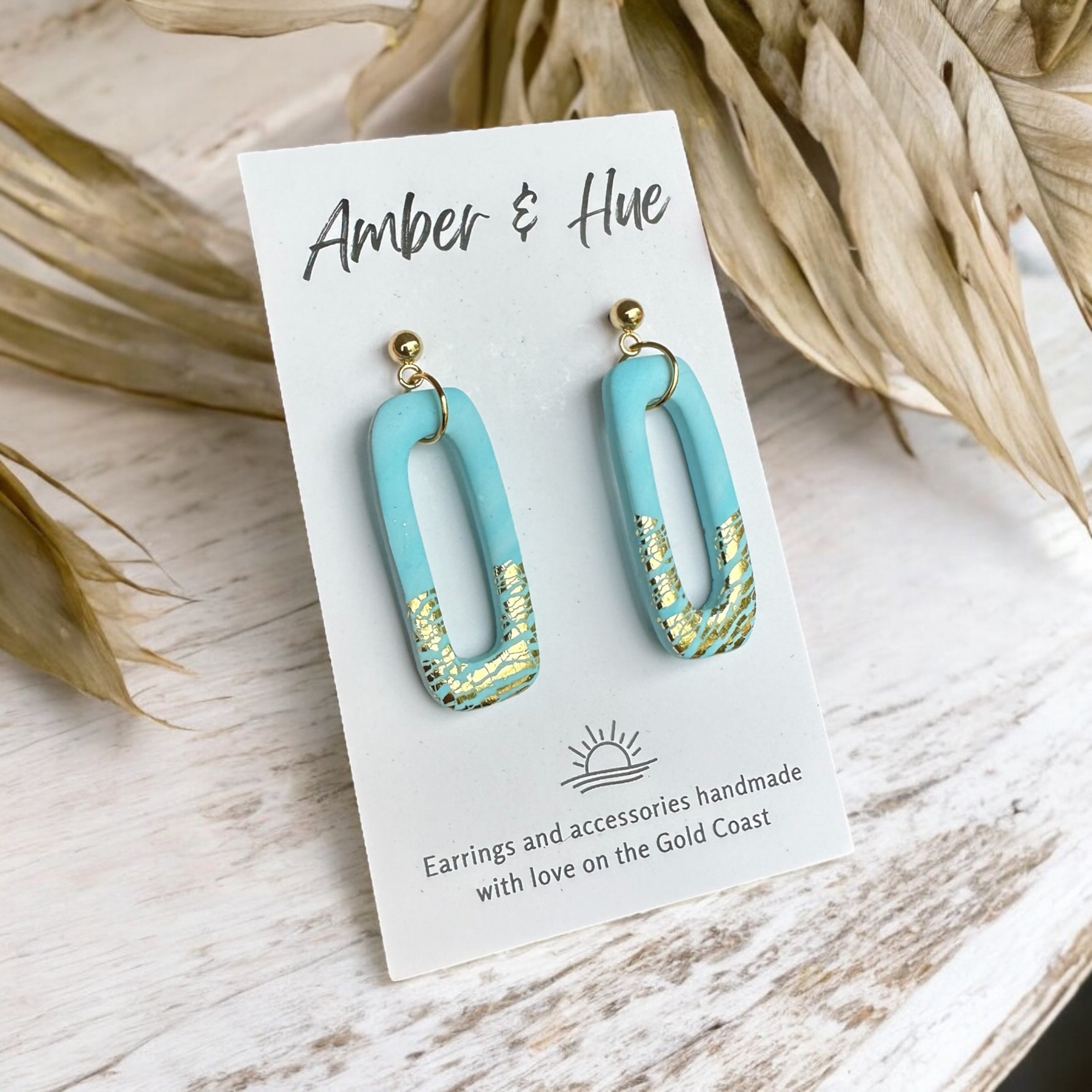Sapphire and Gold Rectangular